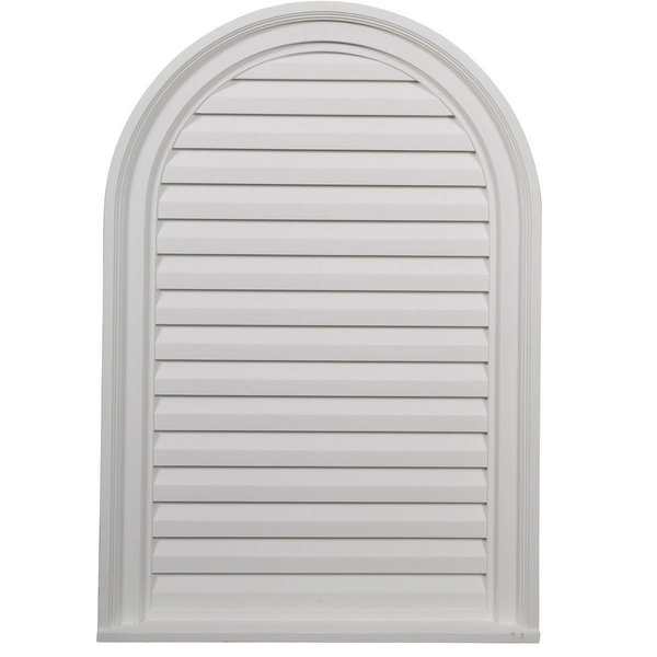 Ekena Millwork Cathedral Urethane Gable Vent Louver, Non-Functional, 22"W x 31"H GVCA22X31D